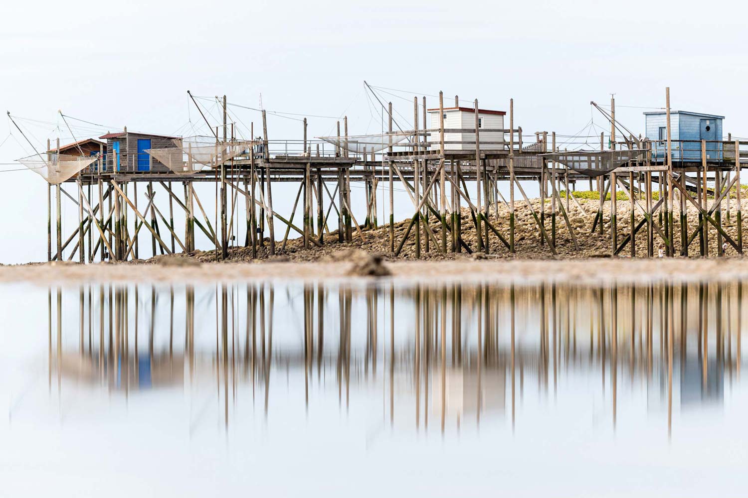 Tirage photo de carrelets de la pointe du Chay